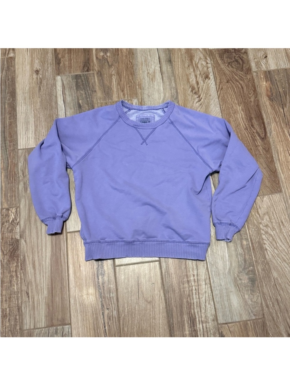 Aerie American Eagle Purple Crew Sweatshirt